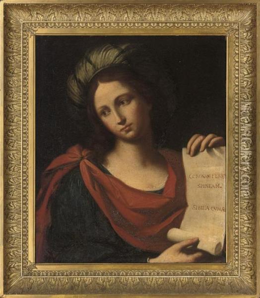 The Cumaean Sibyl Oil Painting - Domenico Zampieri (Domenichino)