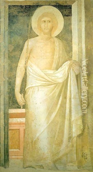 Christ Risen Oil Painting - Pietro Lorenzetti