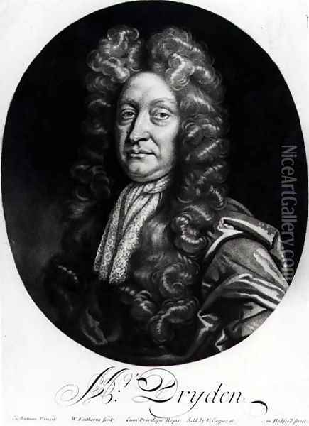 John Dryden (1631-1700) Oil Painting - Johann Closterman