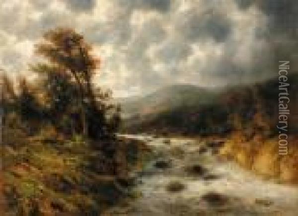 Swiftwaters In Oil Painting - Thomas Bartholomew Griffin
