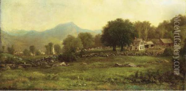 The Farm Oil Painting - William Raymond Eaton
