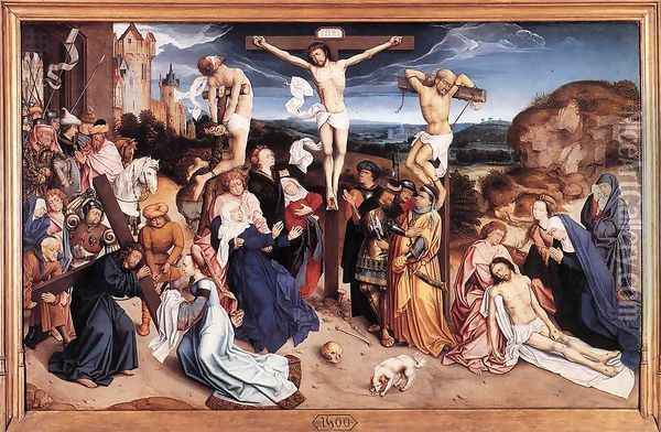 Calvary 1500 Oil Painting - Flemish Unknown Masters