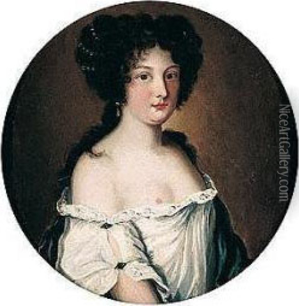 Portrait Of Maria Anna Mancini Oil Painting - Jacob Ferdinand Voet