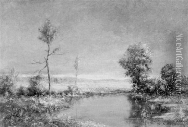 September Frost, Adirondacks Oil Painting - William Savery Bucklin