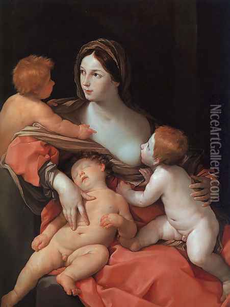 Charity Oil Painting - Guido Reni