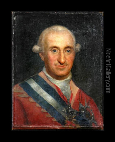 Portrait Of Charles Iv Of Spain Oil Painting - Francisco De Goya y Lucientes