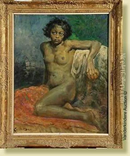 La Belle Metisse Oil Painting - Emile Baes