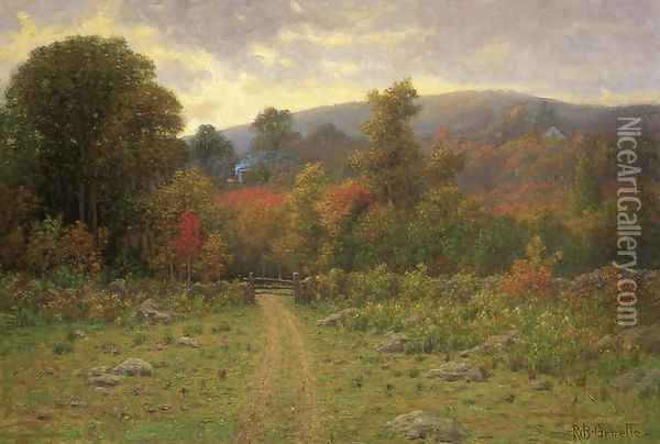 Toward the Close of an Autumn Day Oil Painting - Richard Buckner Gruelle