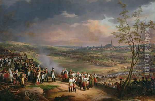 The Surrender of Ulm, 20th October 1805, 1815 Oil Painting - Charles Thevenin
