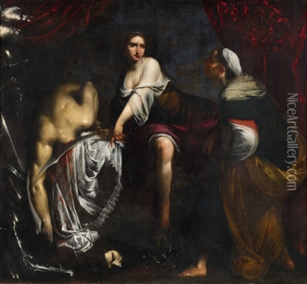 Judith And Holofernes Oil Painting - Francesco Furini