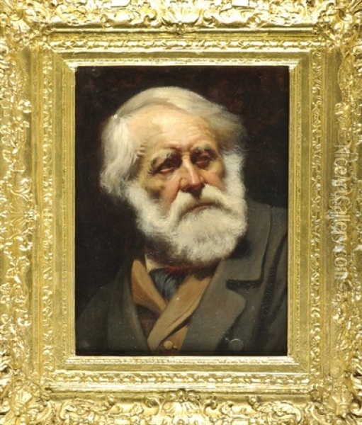 Portrait Eines Bartgen Herren Oil Painting - Max Ring