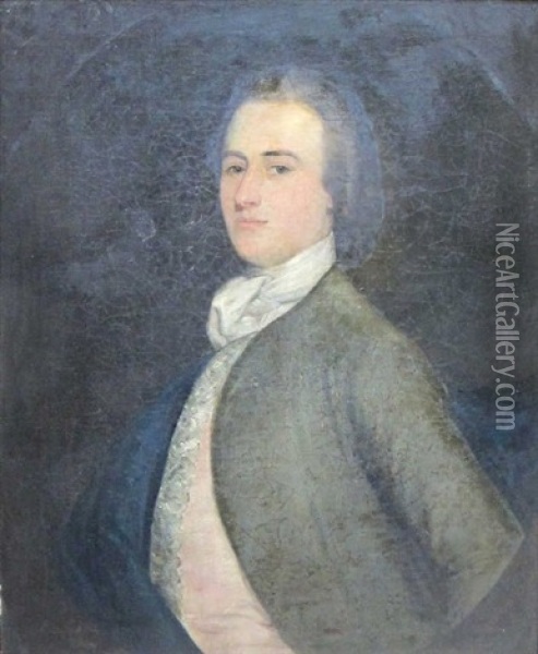 Portrait D'un Gentilhomme Oil Painting - William Keable