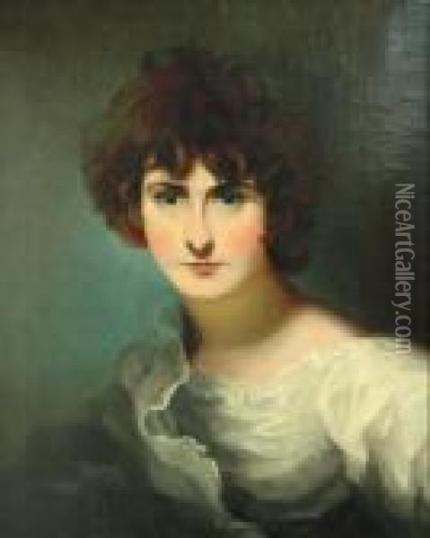 A Portrait Of Miss Maria Siddons Oil Painting - Sir Thomas Lawrence