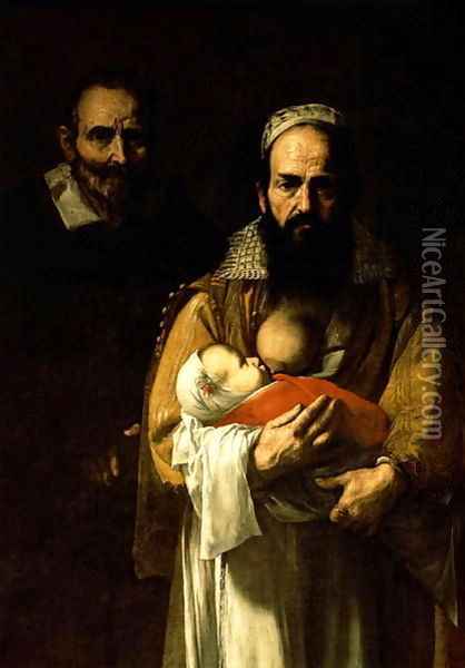 The Bearded Woman Breastfeeding 1631 Oil Painting - Jusepe de Ribera