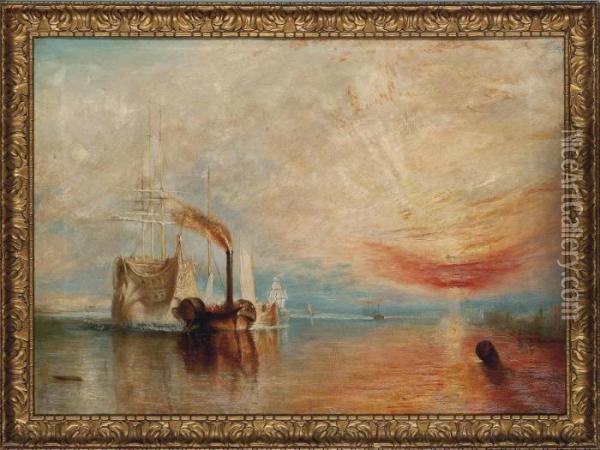The Fighting Temeraire Oil Painting - Joseph Mallord William Turner