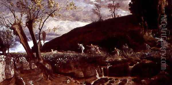 The Hunt of Diana, 1896 Oil Painting - Arnold Bocklin