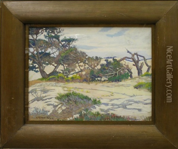 Dunes Landscape Oil Painting - Mary Deneale Morgan