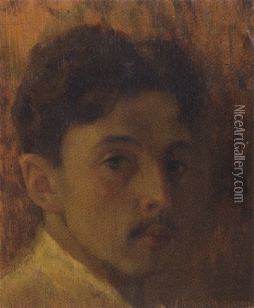 Self-portrait Oil Painting - Han Van Meegeren