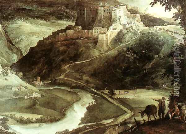 Feudo di Rocca Sinibalda Oil Painting - Paul Bril