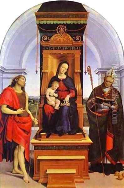 Ansidei Madonna 1505 Oil Painting - Raphael