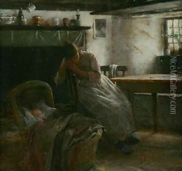 Daydreams Oil Painting - Walter Langley