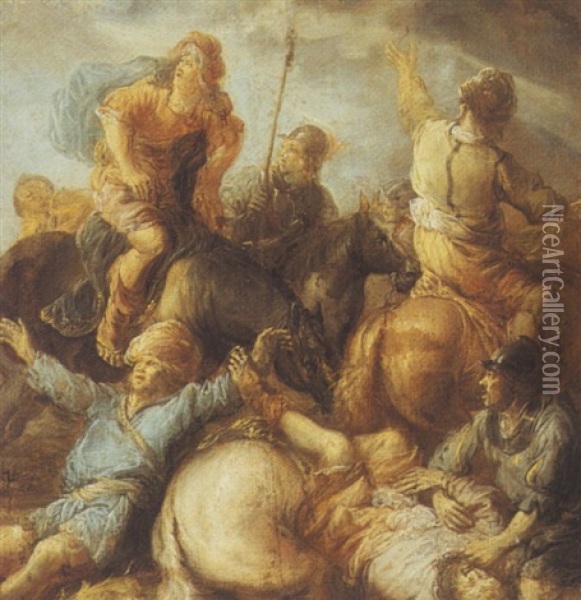 The Conversion Of St. Paul Oil Painting - Benjamin Gerritsz Cuyp