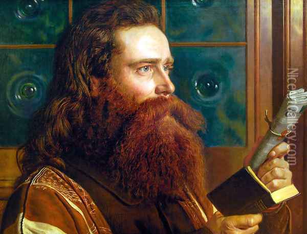 Portrait of Henry Wentworth Monk Oil Painting - William Holman Hunt