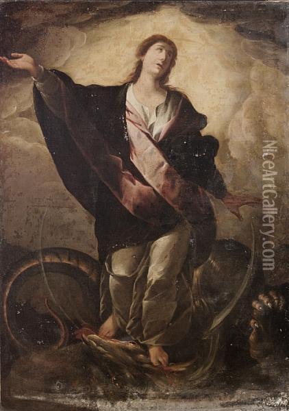The Immaculate Conception Oil Painting - Pier Francesco Morazzone
