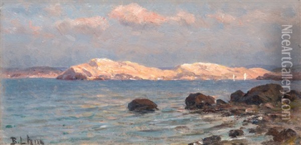 From The Shore Oil Painting - Berndt Adolf Lindholm