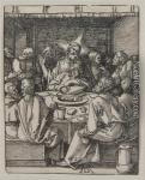 The Last Supper Oil Painting - Albrecht Durer