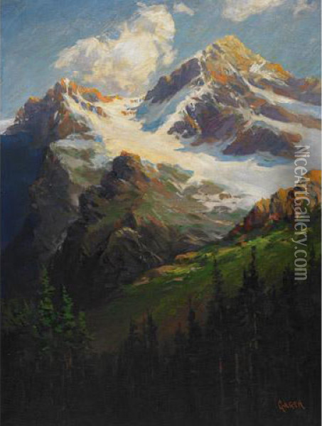 Mountain Landscape Oil Painting - Robert Ford Gagen