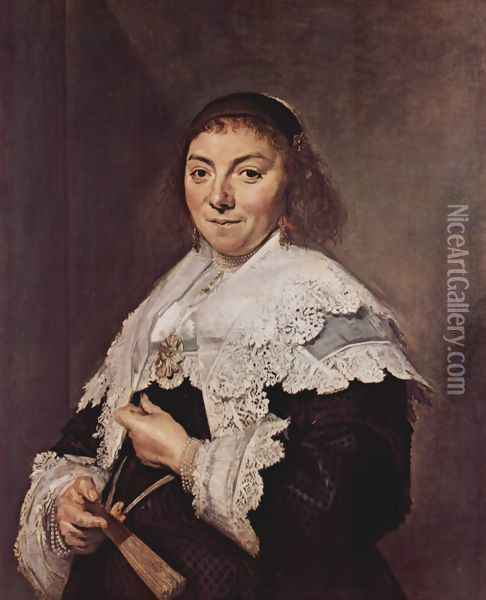 Portrait of Mary Pietersdr Oil Painting - Frans Hals