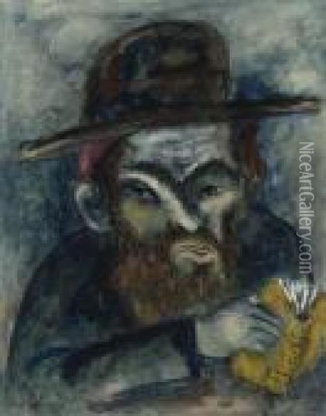 Juif Orthodoxe Oil Painting - Issachar ber Ryback