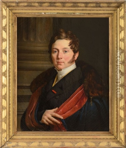 Portrait Du Prince De Craon, Henri Etienne Edmond Victurnien De Beauvau, Portant L
