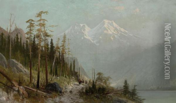 Mount Shasta Oil Painting - Frederick Ferdinand Schafer