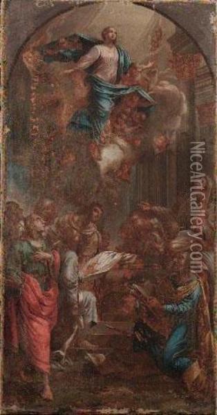 Assunzione Della Vergine Oil Painting - Carlo Bevilacqua