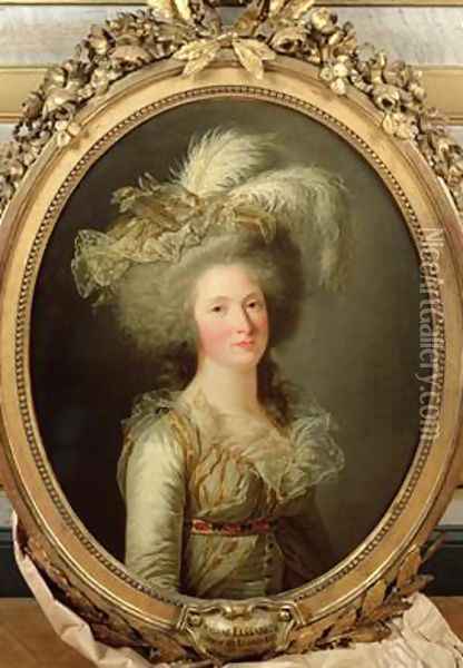 Elisabeth of France 1764-94 called Madame Elisabeth Oil Painting - Adelaide Labille-Guyard