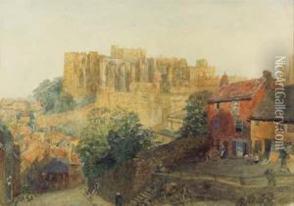 Durham Oil Painting - Alfred William Hunt