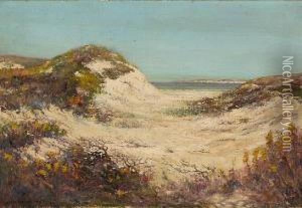Summer Sand Dunes Oil Painting - Louis H. Richardson