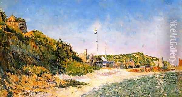 Port-en Bessin, the Beach Oil Painting - Paul Signac