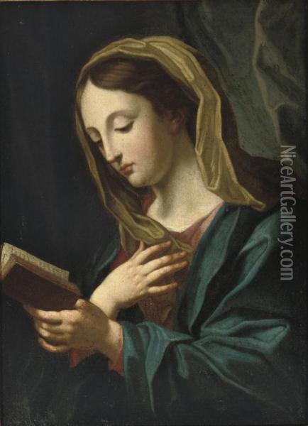 The Madonna At Prayer Oil Painting - Carlo Maratta or Maratti