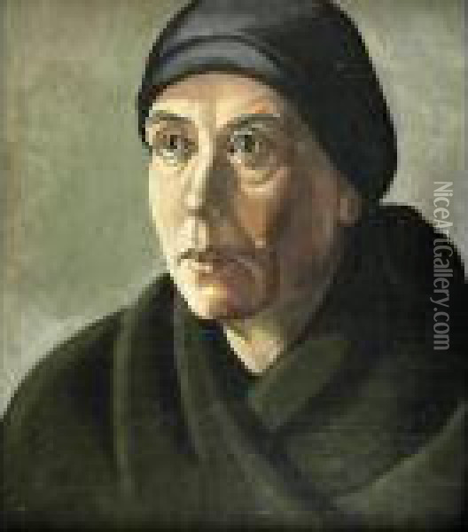 Ritratto Di Donna Oil Painting - Cagnaccio Di San Pietro