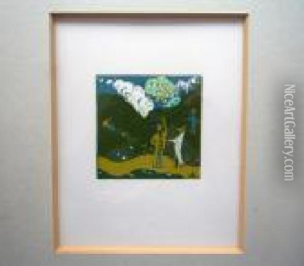 Apfelbaum Oil Painting - Wassily Kandinsky