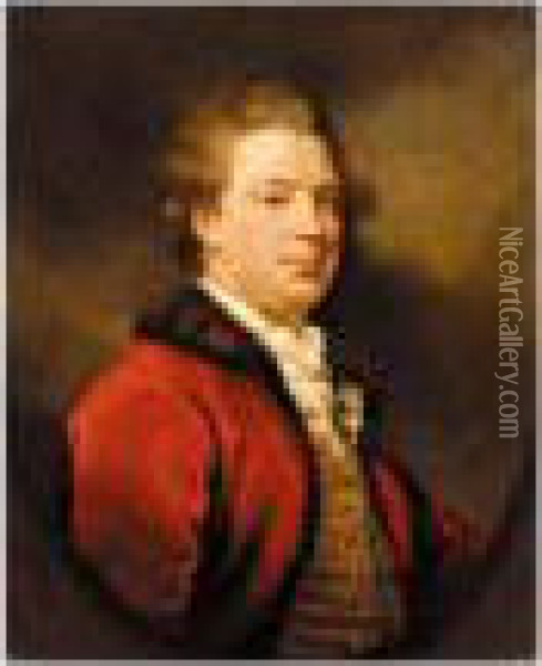 Portrait Of Mr Thomas Oil Painting - Sir Joshua Reynolds