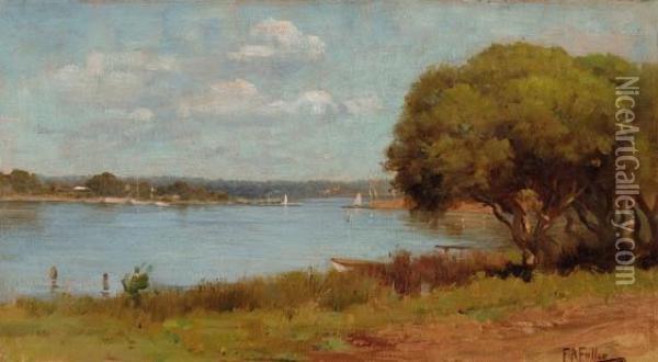 The Swan River, Perth Oil Painting - Florence Ada Fuller