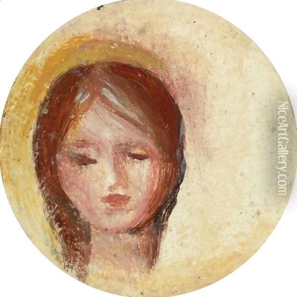 Portrait De Femme 2 Oil Painting - Pierre Auguste Renoir