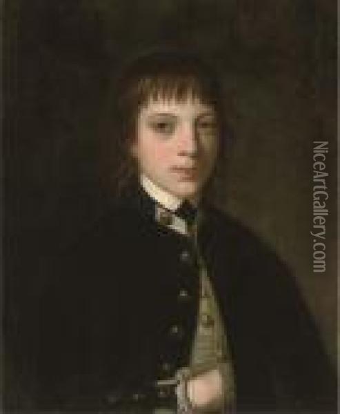 Portrait Of Admiral Sir Graham Moore Oil Painting - John Opie