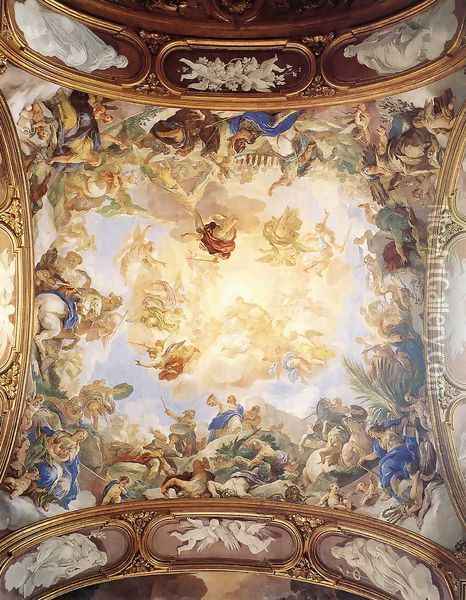 Triumph of Judith 1703-04 Oil Painting - Luca Giordano