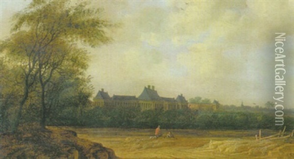 Schlos Rijswijk Oil Painting - Jacob Van Der Croos