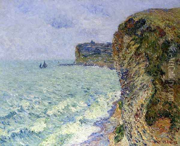 Grainville Cliff near Fecamp Oil Painting - Gustave Loiseau